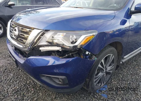2017 Nissan Pathfinder Platinum from USA, damaged, VIN 5N1DR2MM7HC653768